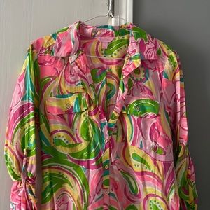 Lilly Pulitzer Roll top shirt dress